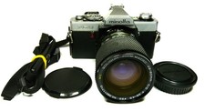 Minolta XG 9 mit Objektiv  Soligor Zoom Macro...