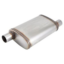 Universal 409 Stainless Muffler Straight-Through Performance Muffler 3"