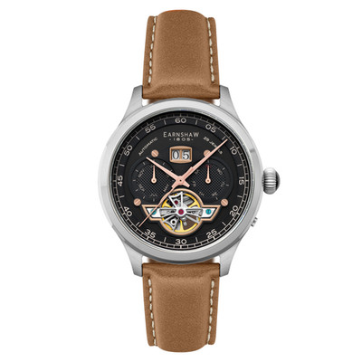 Thomas Earnshaw Baron Stainless Steel 43mm Automatic Wristwatch ES-8187-05