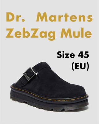 DR. MARTENS ZebZag Mule Pantoletten 31657001 black (schwarz) NEU Größe 45