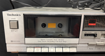Vintage Technics Rs-b12 Stereo Cassette Tape Deck Player One Touch