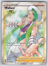 Wallace 194/195 Ultra Rare Silver Tempest Pokemon Near Mint on eBay