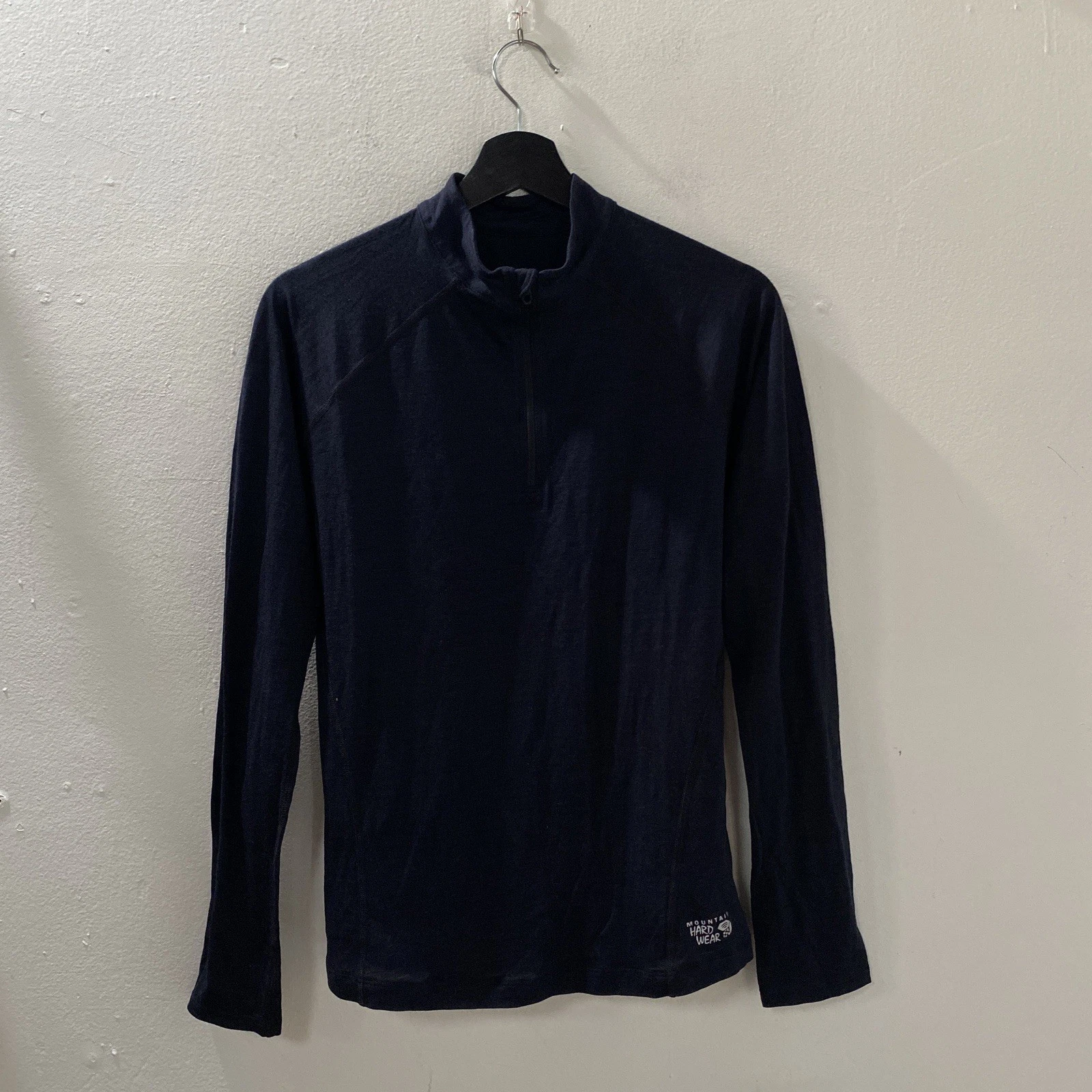 Mountain Hardwear Merino Wool Technical Quarter Zip Pullover Base Layer Medium