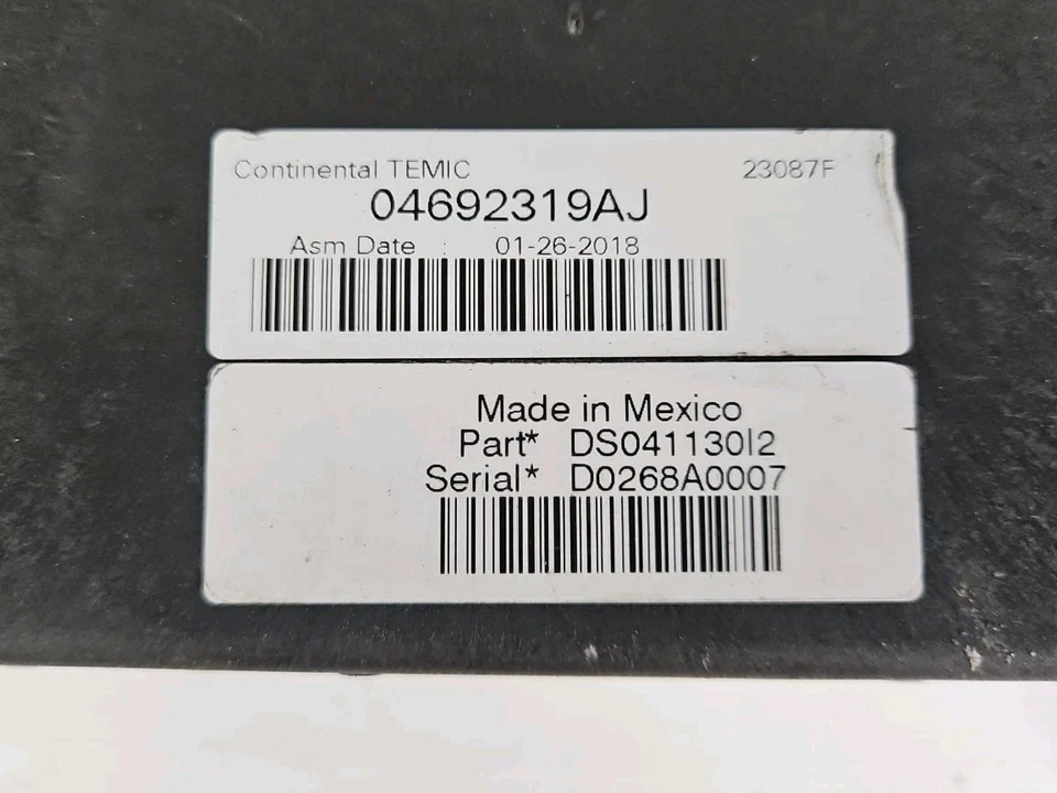 Dodge Ram 1500 2500 Tipm Temic 2011 módulo de relé de caja de fusibles de alimentación integrada OEM Foto 4 de 4