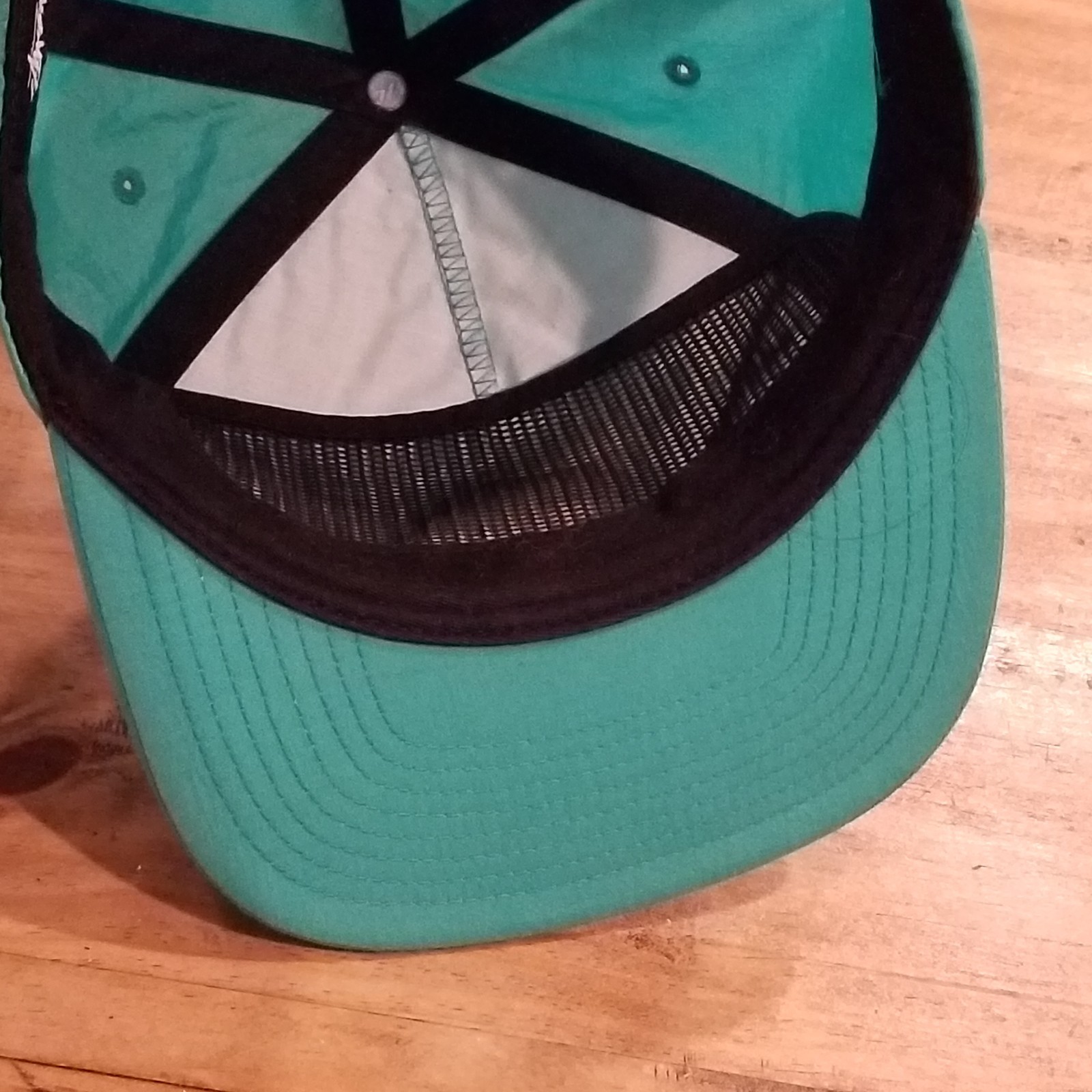 Stussy Hat Cap Snapback Green Patch International… - image 6