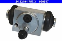 ATE Radbremszylinder Hinten Rechts Smart 24.3219-1757.3