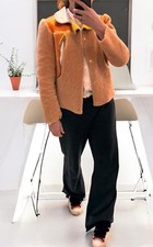 ZARA Wendejacke Lederjacke Shearling Lammfell/Leder  36