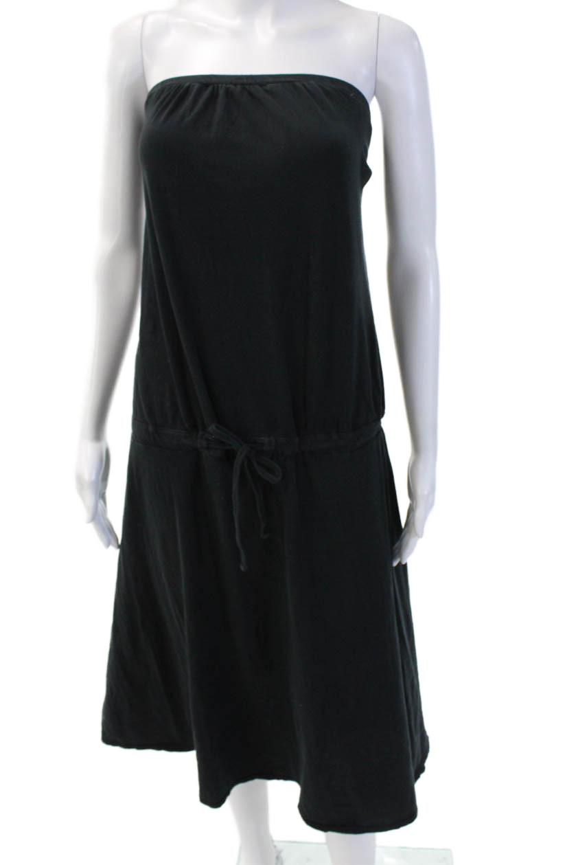 Standard James Perse Women Sundress Black Sleeveless Short Beach Size 4Free Shipping in US $100+ Orders | $6.95 Orders Below