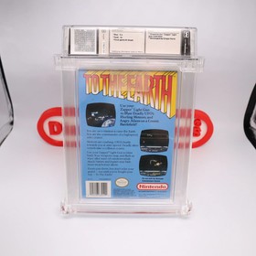 NES Nintendo TO THE EARTH - WATA GRADO 9.6 A+! &iexcl;NUEVO Y sellado de f&aacute;brica con costura en H!