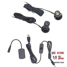 5V Dimmable LED Mini Spot Light with 6.6ft Cable, 2 Pack Natural Light 4000K