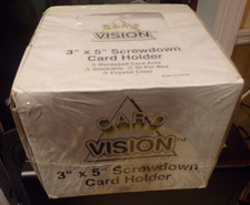 BASEBALL CARD SCREWDOWN HOLDERS CASE OF 50 PROTECTORS SPORTSCARDS