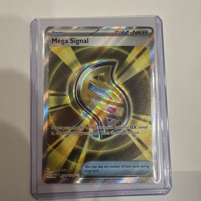 Pokemon TCG Mega Signal 171/132 Mega Evolution Full Art Holo Rare - NM Near Mint