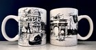 Tina Higgins Certified International Mugs Set 2 Paris Venice Travel Coffee Cups — photo 1