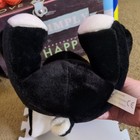 Goth Bunny Plush Toy Gothic Stuffed Rabbit Horror Easter Doll Black Decor 9 inch — photo 5