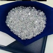 Certified 1 mm Round Cut CVD Diamond G Color VVS1 Clarity 200 Pcs Lot
