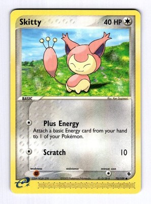 Skitty - 70/109 Ruby and Sapphire #70 (2003) Common NM Pokemon