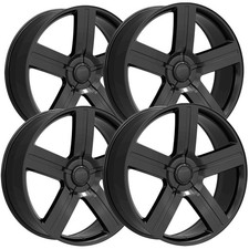 Set Of 4 Oe Performance 147b 22x9 6x5.5 31mm Gloss Black Wheels Rims Set Of 4 Oe Performance 147b 22x9 6x5.5 31mm Gloss Black Wheels Rims