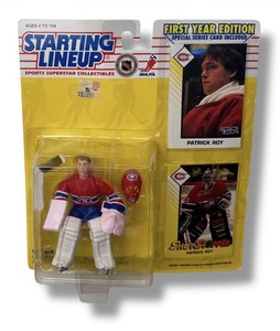 Kenner Starting Lineup Patrick Roy First Year 1993 Edition Action Figure & Card