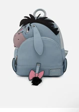 Loungefly Disney EEYORE Winnie The Pooh Bow Tail Cosplay Mini Backpack