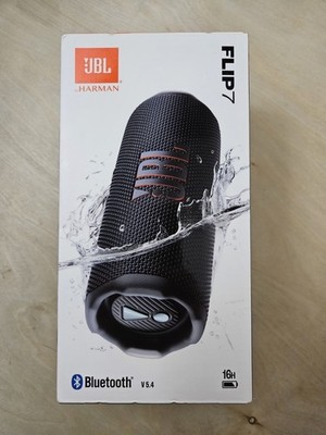 JBL Flip 7 Portable Waterproof Bluetooth Speaker Black Brand New/ Factory Sealed