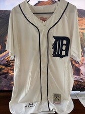1968 Detroit Tigers Al Kaline Mitchell & Ness Home Jersey 2XL Cooperstown