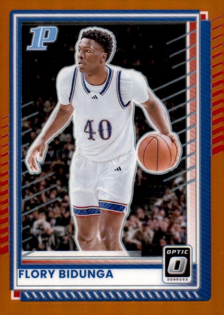 2025-26 Panini Donruss Optic Orange Prizm Flory Bidunga #93 /175