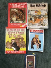 Lot of 4 Teddy Bear Books For Collectors Including Christmas Bear Book