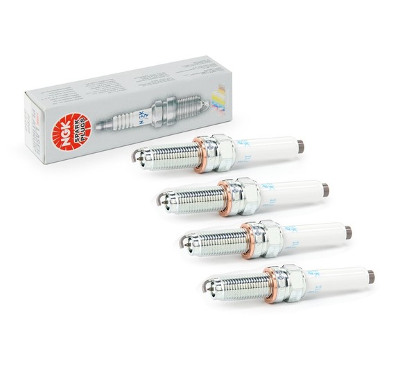 4 Zundkerzen NGK Iridium Audi A3 Q3 Seat Leon Skoda Karoq VW Golf VII TSI 1.5-image