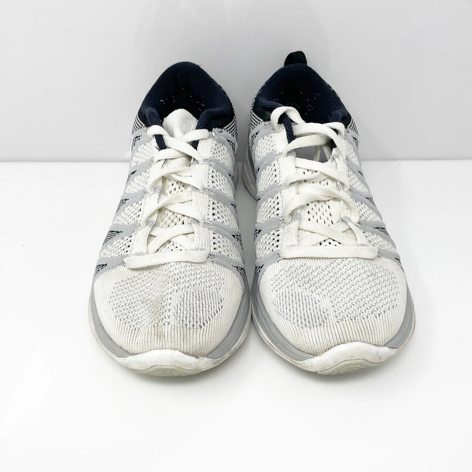 Nike Mujer Flyknit Lunar 2 620658-100 Blanco Zapatos para Correr Tenis Talla 7.5 Foto 3 de 4