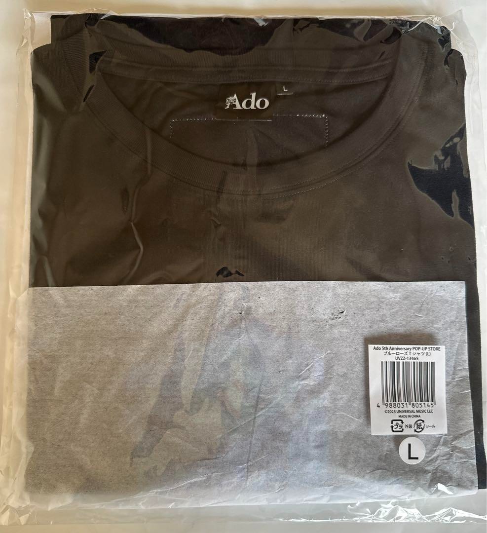 【XXL】ブルーローズTシャツ　Ado 5th ポップアップストア Ado 5th Anniversary POPUP-STORE ブルーローズTシャツ【グッズ