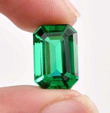 Flawless Green Zambian Emerald Loose Gemstone GIT Certified All Size Available