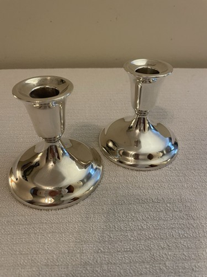 #ad #ad MCM International Silver Company Silver Plated Candlestick Holders Connecticut $31.95