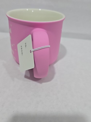 Sunday Morning Ceramics Soft Mug Good To Teach Tiny Humans Pink New! - Picture 2 of 6