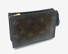 Louis Vuitton Vintage Monogram Poche Toilette 15 Cosmetic Pouch Authentic