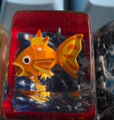 Pokemon Keycap Karpador Artisan handmade