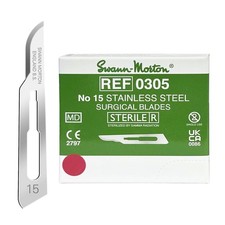 Swann Morton Surgical Scalpel Blade 15 - Professional Grade Tools for Surgeo...