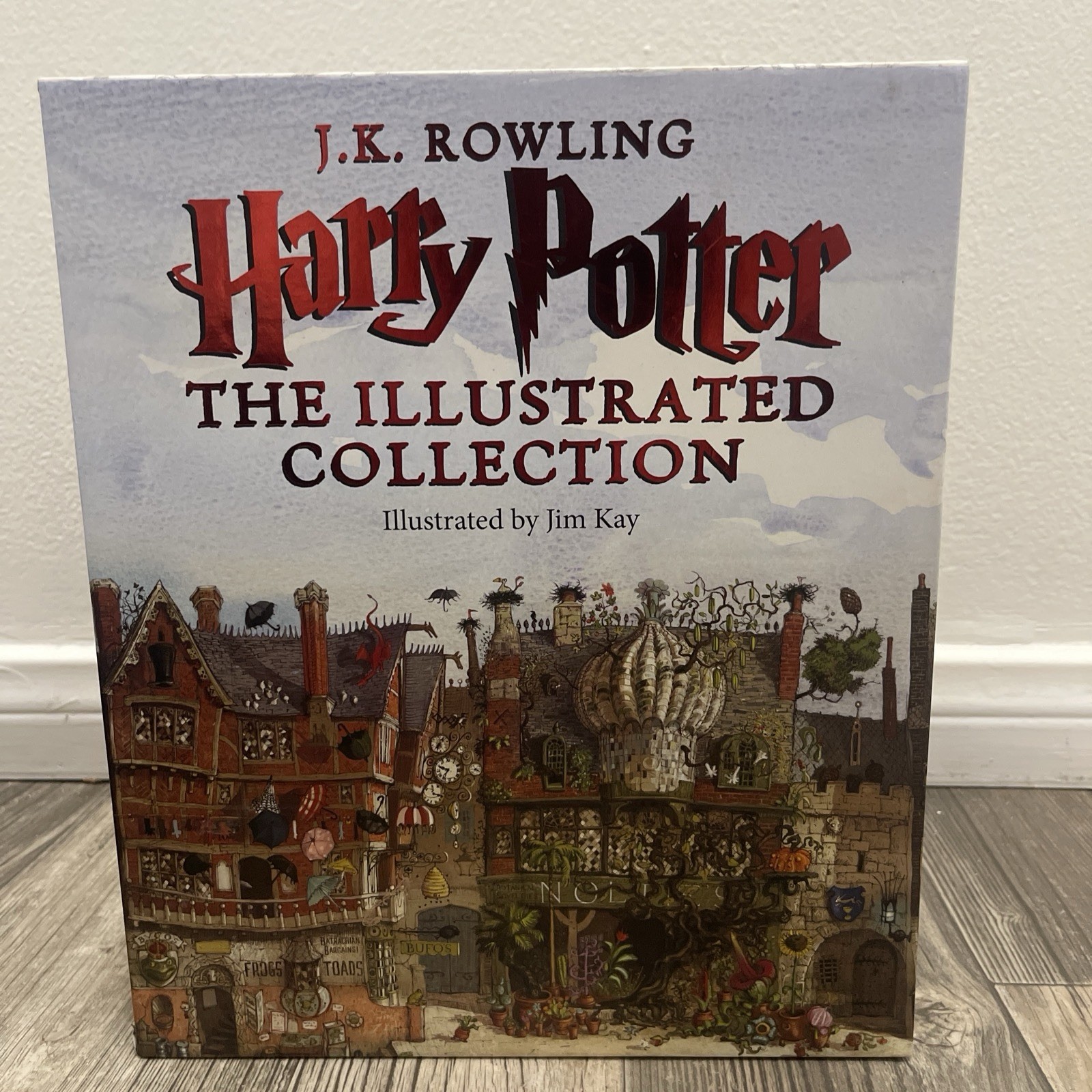 Harry Potter Illustrated Collection Books 1-3 Boxed Set Hardcover by J.K. Rowling-image