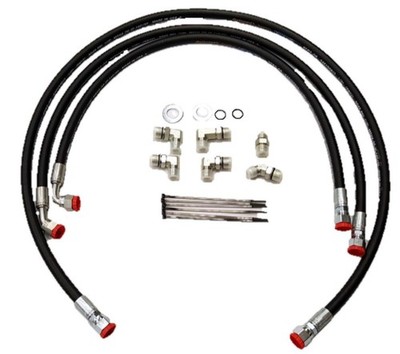 06-10 5/8'' Duramax Transmission Lines/Cooler Hoses - Chevy GMC 6.6L w/ Allison