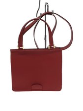 LORISTELLA Borsa a tracolla con un manico in pelle, ROSSO