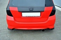 Maxton Design Diffusor Flaps Passend FüR Honda Jazz MK1 Schwarz Hochglanz
