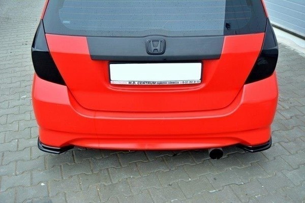 Maxton Design Diffusor Flaps Passend FüR Honda Jazz MK1 Schwarz Hochglanz-image
