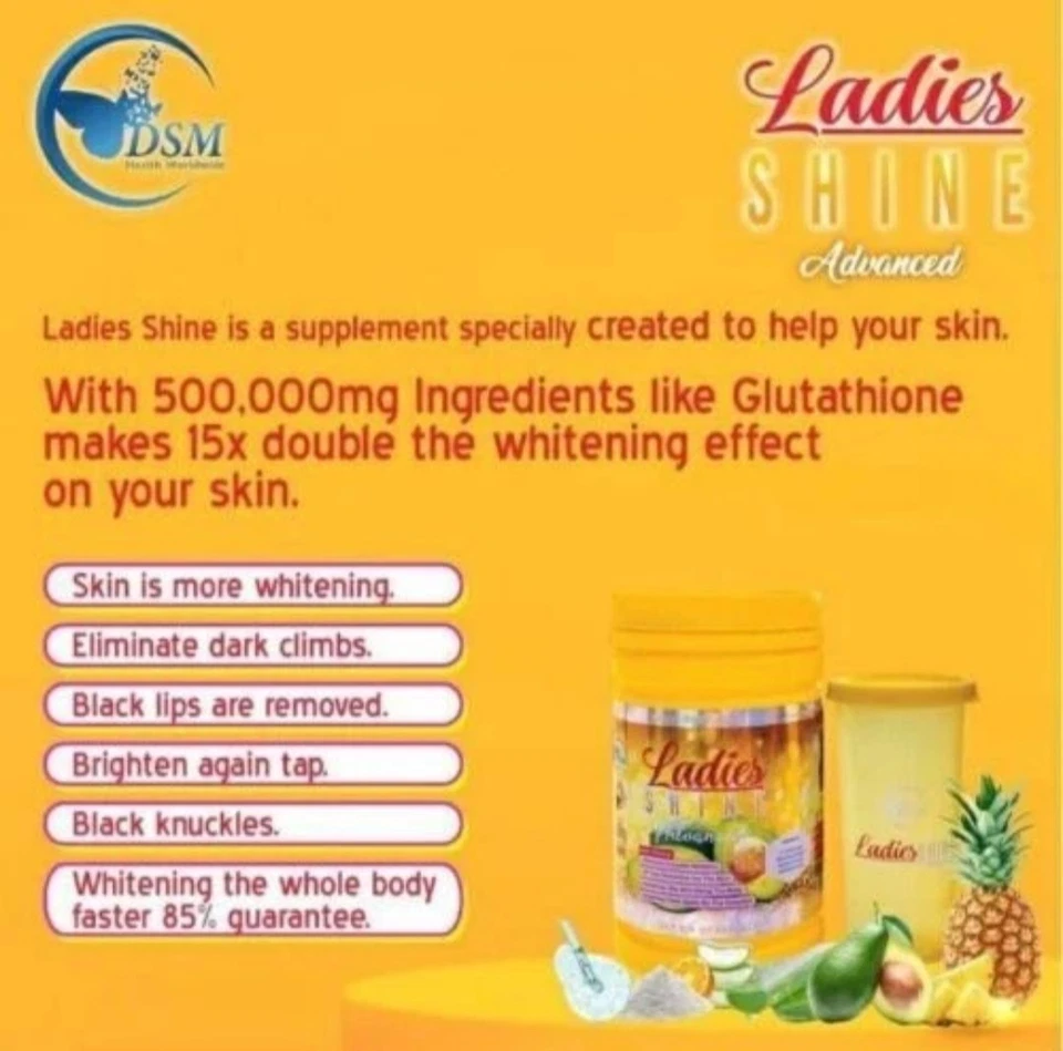 PHYTO Gluta Ladies Shine L-Glutathione Advanced 15X PRO Skin Whitening - Image 3 of 4