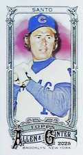 2025 TOPPS ALLEN & GINTER MINI #331 RON SANTO CHICAGO CUBS