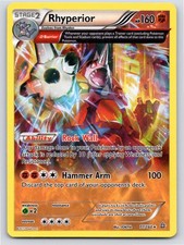 2015 POKEMON RHYPERIOR PRIMAL CLASH 77/160 HOLO RARE NM A49063 FREE S&H on eBay