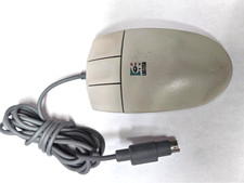 Vintage Logitech Mechanical 3-button Ball Mouse M-S35 P/N:850415-00 for CAD