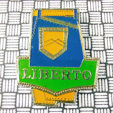 Liberto Jeans Fashion Enamel Pin Badge 30mm x35mm
