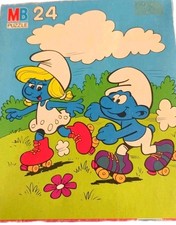 New Sealed VTG Smurfs 24 Piece 15x12 1/2" Inch Puzzle   