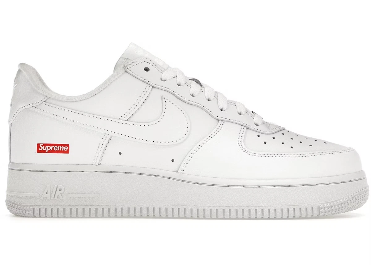 Nike Air Force 1 x Supreme Low Box Logo - White for Sale