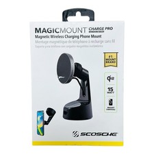 Scosche MagicMount Charge Pro Window Dash Magnetic Wireless Charging Phone Mount