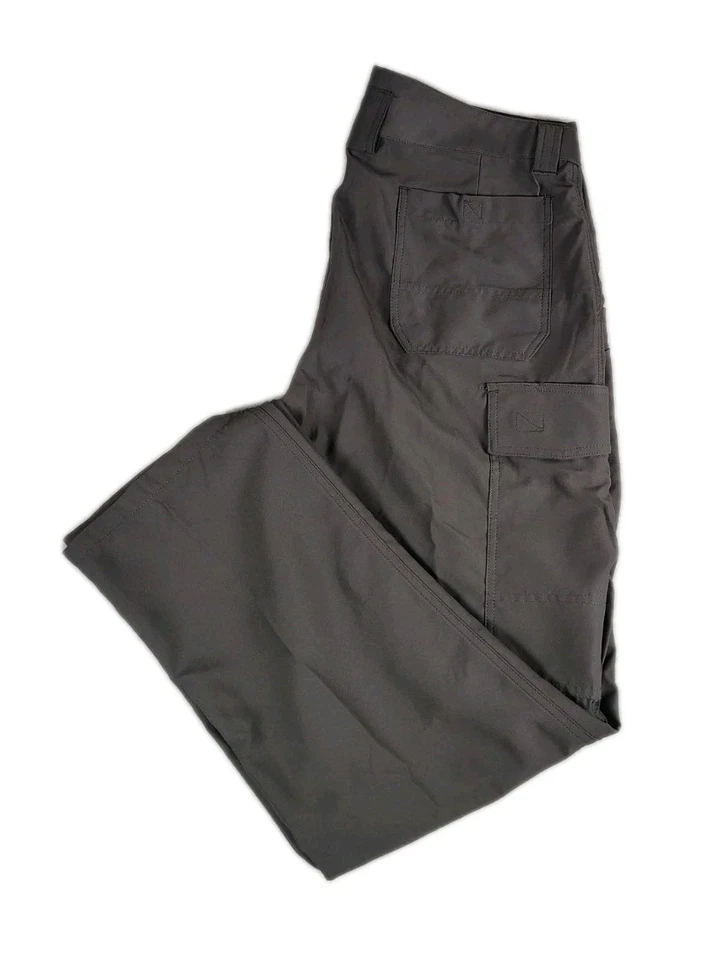 2 Lot Design Collective By Cintas Mens Cargo Pants Reg 38x32 Gray Work Wear - Image 4 of 4